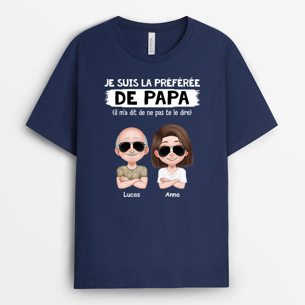 6740AFR2 t shirt personnalise pour fillefils je suis le prefere de maman 6740a6twa_0085fee1 4bb9 41bf 9776 329cfe2bbf02
