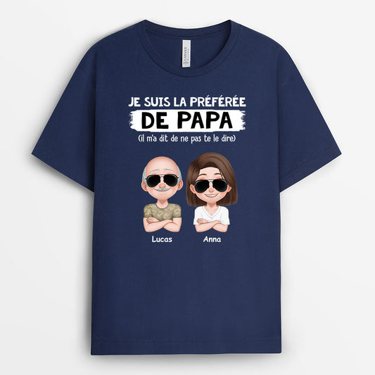 6740AFR2 t shirt personnalise pour fillefils je suis le prefere de maman 6740a6twa_0085fee1 4bb9 41bf 9776 329cfe2bbf02