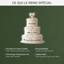 6749OFR4 ornement acrylique personnalise pour couple fiance gateau de mariage 6749o8vtg