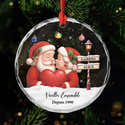 Ornement Noël Personnalisé "Notre Premier Noël" - Boule En Verre 8 Cm - Impression UV - Cadeau Couple, Famille - 9