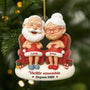 6757OFR1 effet dimpression 3d ornement noel acrylique personnalise avec humour pour couple vieillir ensemble 6757o3mtg