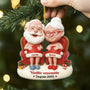 6757OFR2 effet dimpression 3d ornement noel acrylique personnalise avec humour pour couple vieillir ensemble 6757o3mtg
