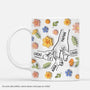 6777MFR1 effet dimpression 3d mug personnalise jolies fleurs de mamanmamie 6777m3vwa