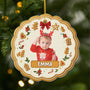 6778OFR1 effet dimpression 3d ornement acrylique personnalise avec photo enfant pain d_epices de noel 6778o3vck