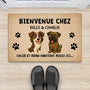 6783DFR2 paillasson personnalise chien bienvenue chez les chiens 6783dkv5c