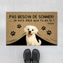 6787DFR1 paillasson personnalise chien mon chien sait que tu es la 6787dkv5c