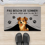 6787DFR2 paillasson personnalise chien mon chien sait que tu es la 6787dkv5c