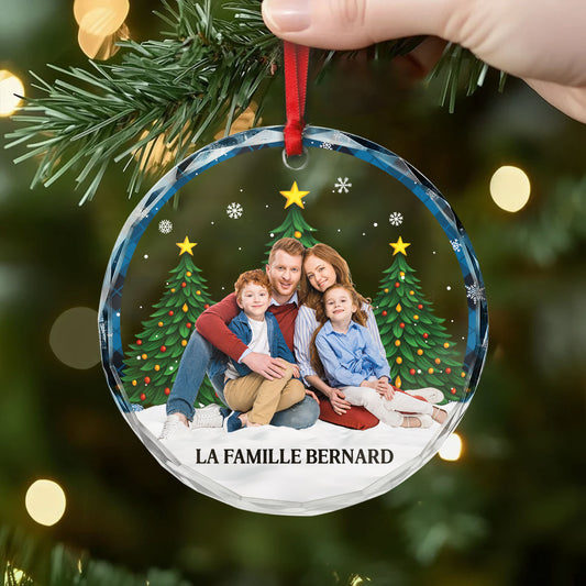 6791OFR2 ornement en verre personnalise avec photo noel de notre famille 6791o3v5i