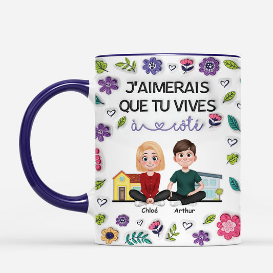 6793MFR2 effet dimpression 3d mug personnalise meilleure amie et voisine j_aimerais que tu vives a cote 6793m6q5f