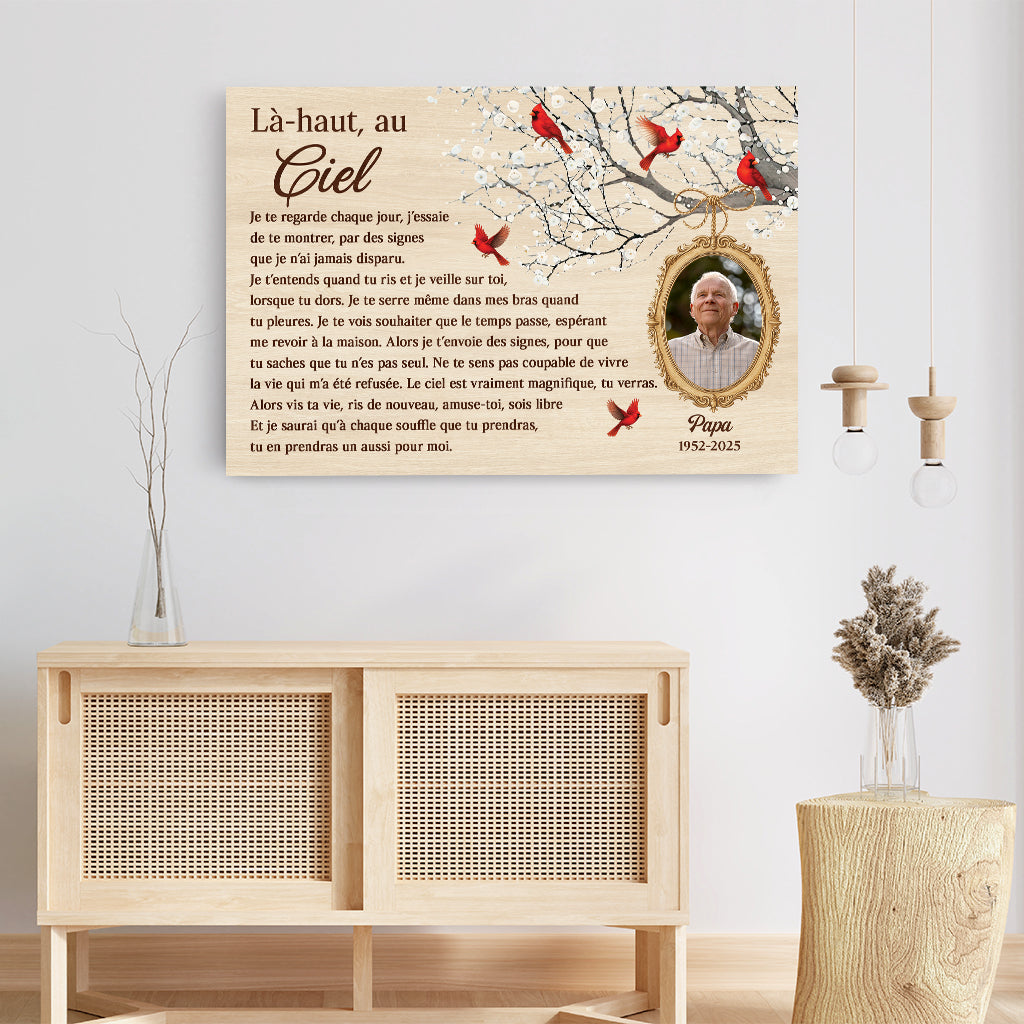 6801CFR3 toile pesonnalise avec photo commemorative le ciel est vraiment magnifique tu verras 6801c8tzb