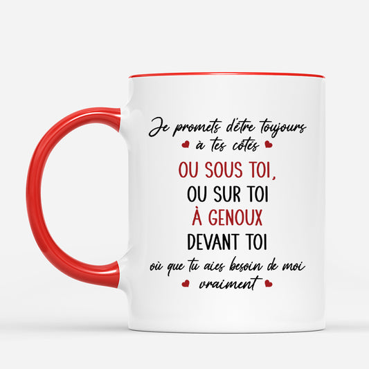 6802MFR2 mug personnalise couple je promets d_etre toujours a tes cotes 6802m8vzg