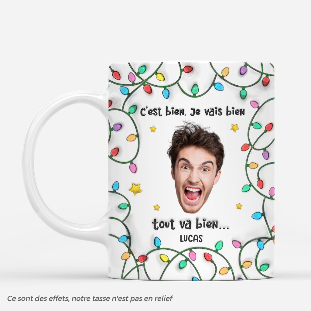 6808MFR1 effet dimpression 3d mug de noel personnalise drole avec photo je vais bien tout va bien 6808m8lab_1