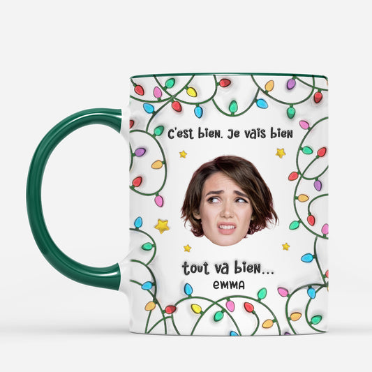 6808MFR1 effet dimpression 3d mug de noel personnalise drole avec photo je vais bien tout va bien 6808m8lab_2