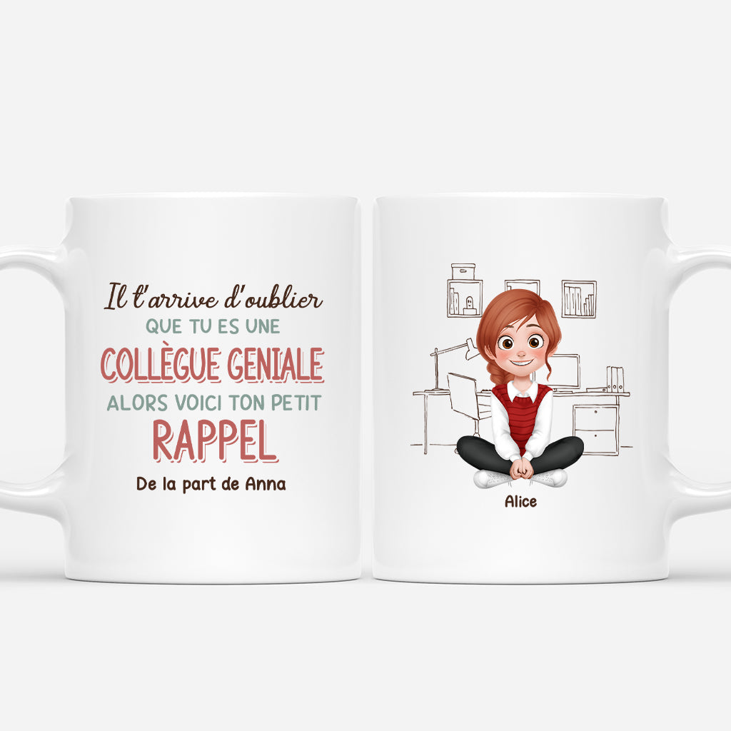 6909MFR1 mug personnalise tu es un collegue genial 6909m8lzo_1