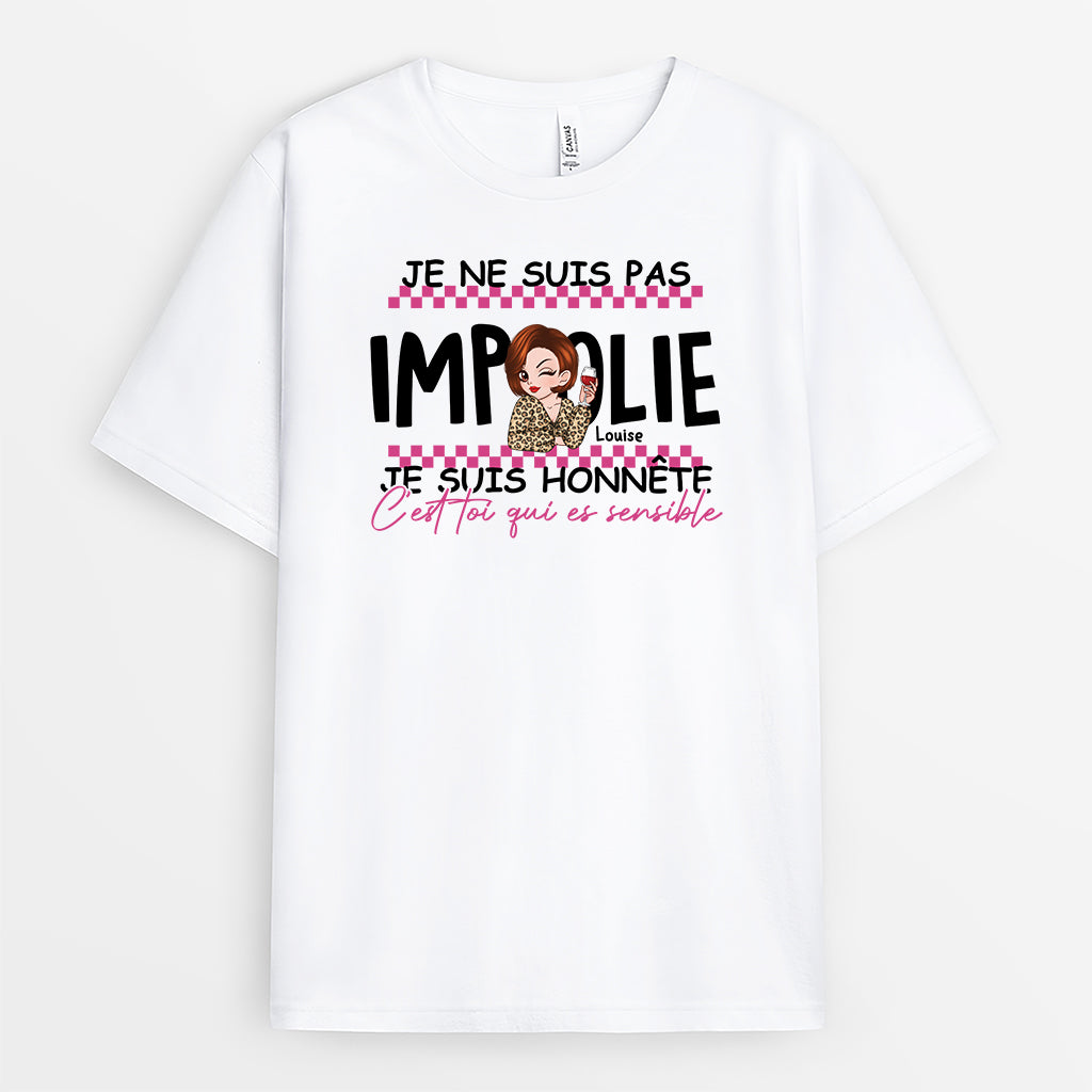 6920AFR1 mug personnalise rigolo pour femme je ne suis pas impolie 6920atzna