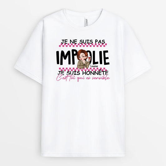 6920AFR1 mug personnalise rigolo pour femme je ne suis pas impolie 6920atzna