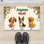 6923DFR1 paillasson personnalise chien de noel joyeux ouafel 6923d86wc2