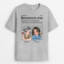 6924AFR2 t shirt personnalise meilleure amie partenaires de crime 6924akp5a