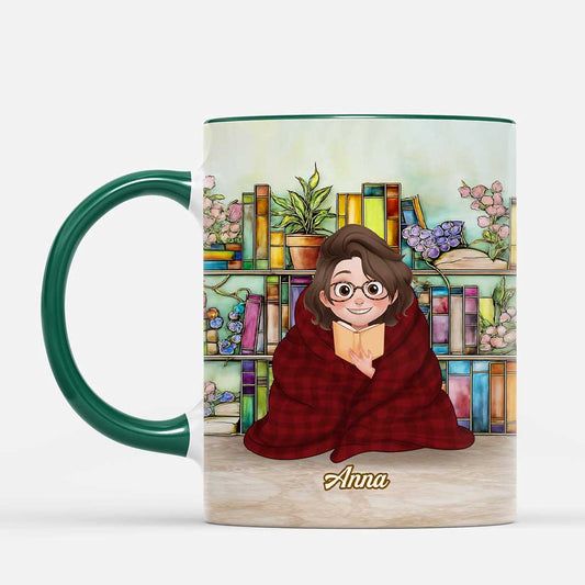 6936MFR2 effet dimpression 3d mug personnalise pour femmehomme chut je lis mes livres 6936m8twb