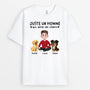 6939AFR1 t shirt personnalise un homme qui aime ses chiens 6939A3SWC