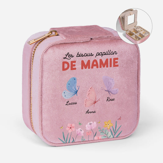 6947AFR1 boite a bijoux velours personnalisee bisous papillon de mamie maman 6947ajtvta_1