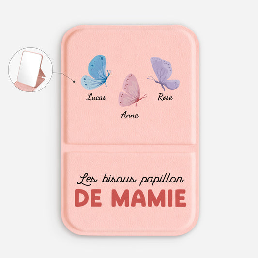 6947AFR1 miroir de poche personnalise bisous papillon de mamie 6947ajtvta_2