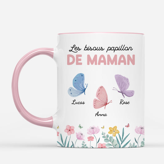 6947MFR2 mug personnalise les bisous papillon de mamie 6947mtvta
