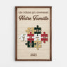6952CFR1 toile personnalise famille avec prenom les pieces qui composent notre famille 6952ctpzi