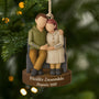 6955OFR1 ornement de noel en bois a 1 couche personnalise vieillir ensemble avec couple 6955o8zqg