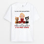 6958AFR1 t shirt personnalise la vie n_est pas parfaite mais jai mes chats 6958a3yzd