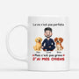 6958MFR1 mug personnalise la vie pas parfaite mais jai mes chiens 6958m3vzc