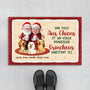 6974DFR1 paillasson personnalise chien pour couple pere et mere noel 6974d6hwc