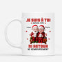 6976MFR1 mug personnalise couple de noel je suis a toi 6976m6pcg