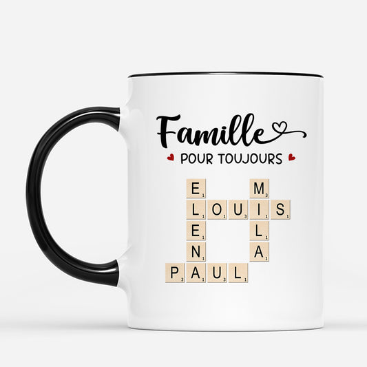 6978MFR2 mug personnalise avec mot croise pour soeurfrereami fratrie pour toujours 6978m6pta
