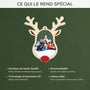 6994OFR4 ornement acrylique personnalise renne noel avec photo de famille 6994otq5i