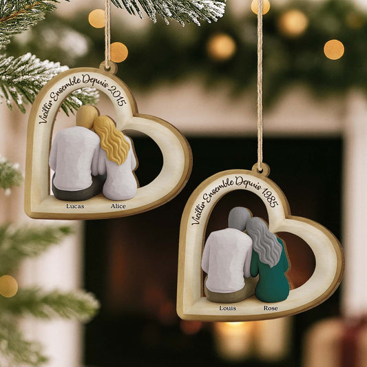 6996OFR1 ornement noel en bois a 1 couche personnalise couple toi  moi vieillir ensemble 6996otl5g_2