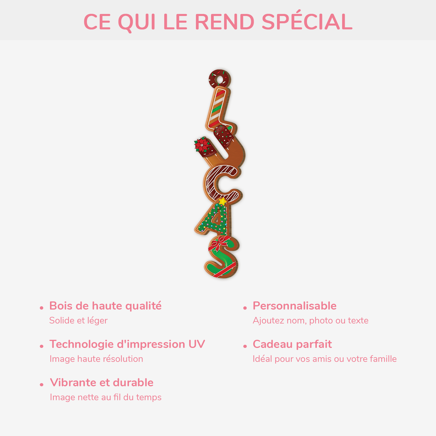 7019OFR3 ornement en bois a 1 couche personnalise pour femmehomme lettres de prenom pour noel 7019o6t5a