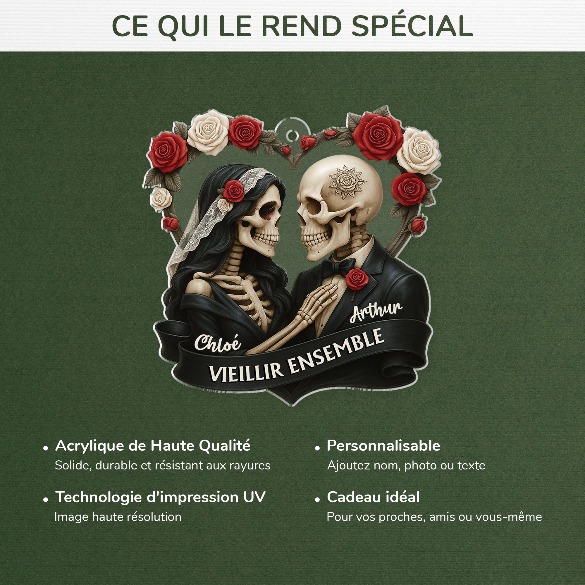 7027OFR1 effet dimpression 3d ornement noel acrylique personnalise couple vieillir ensemble style squelette 7027o3l5g_4
