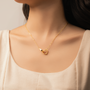 7039JFR2 collier couple personnalisable_ hommefemme deux coeurs ensemble 7039j0v5a