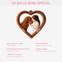 7046OFR4 ornement noel en bois a 1 couche personnalise mon petit coeur pour mon chien 7046o8v5c