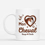7051MFR1 mug personnalise pour femme jaime mon cheval 7051m3qmu