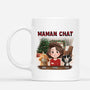 7056MFR1 mug de noel personnalise maman chat 7056mkz5d