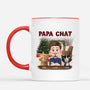7056MFR2 mug de noel personnalise maman chat 7056mkz5d