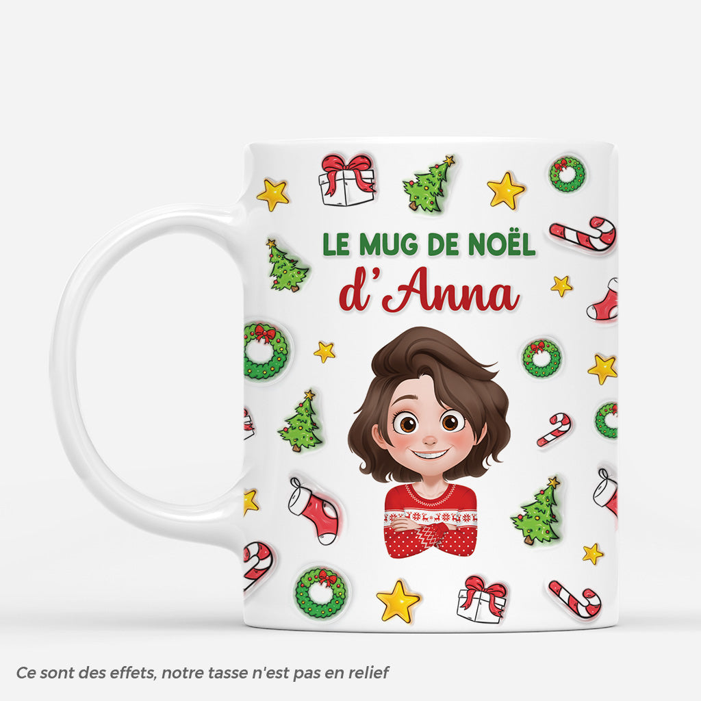 7061MFR1 effet dimpression 3d mug de noel personnalise enfant et femmehomme 7061mkqta