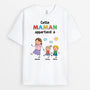 7078AFR1 t shirt personnalise maman papa ce papa cette maman appartient a 7078atpaa