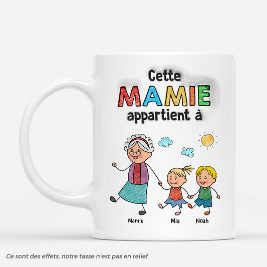 7078MFR1 effet dimpression 3d mug personnalise ce papy cette mamie appartient a 7078mtqaa