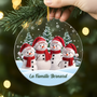 7092OFR2 ornement noel acrylique personnalise famille bonhomme de neige avec sapin 7092okl5i