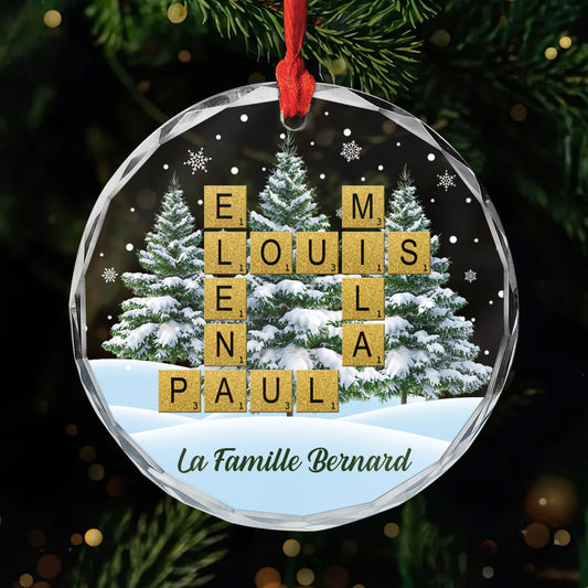 7093OFR1 ornement noel en verre personnalise nom de famille mots croises 7093okq5i