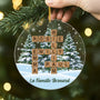 7093OFR2 ornement noel acrylique personnalise nom de famille mots croises 7093okq5i