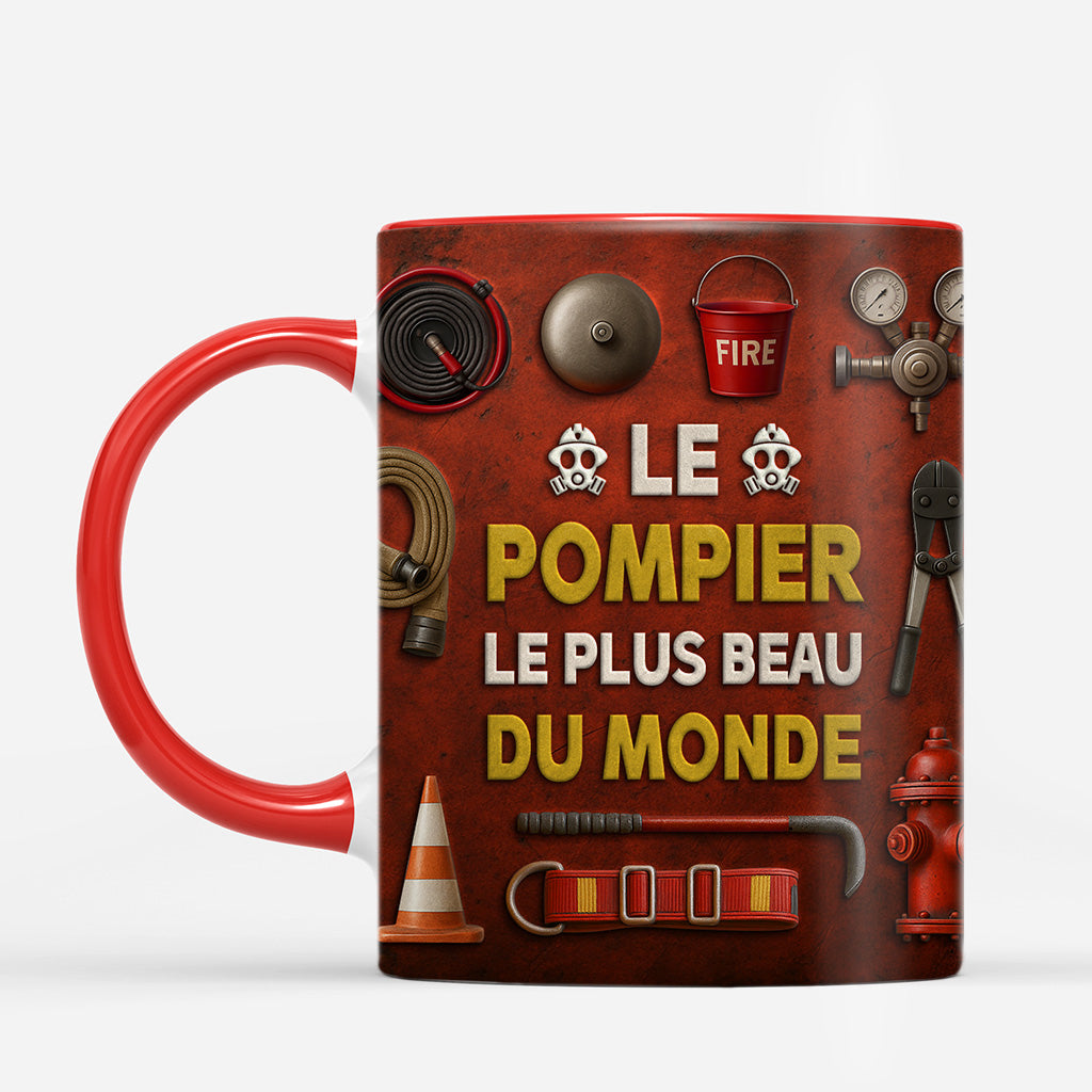 7095MFR2 effet dimpression 3d mug personnalise le pompier le plus beau 7095m8tmb_4ddcaf37 93a8 46d9 82f6 f36878670aa4